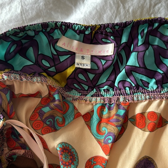 Silk multicolor maxi dress by Alice and Trixie - Picture 2 of 6